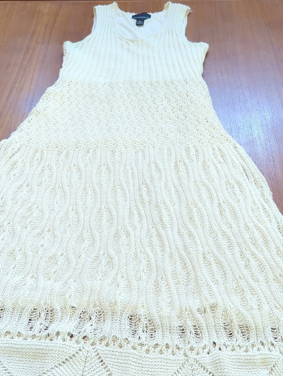 Cynthia Rowley Dresses & Skirts - Stretch Cream Lace Maxi Dress